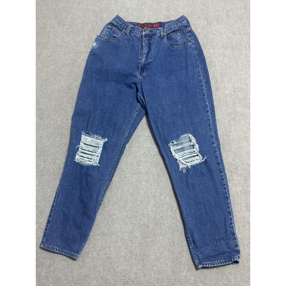 Vintage Gloria Vanderbilt Jeans Womens 12 Classic Fit High‎ Rise Distressed 90s